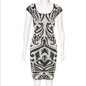 Torn by Ronny Kobo Knit Dress Abstract Print